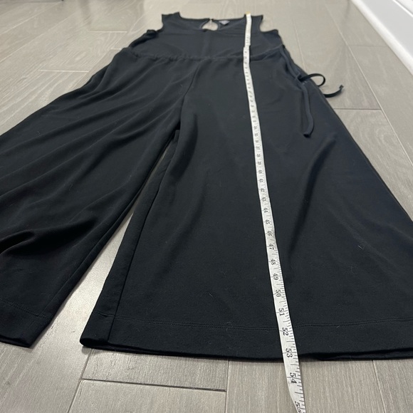 Sweaty Betty Cruise Jumpsuit Wide Leg Pants in Black Minimalist Loungewear S - Picture 16 of 16